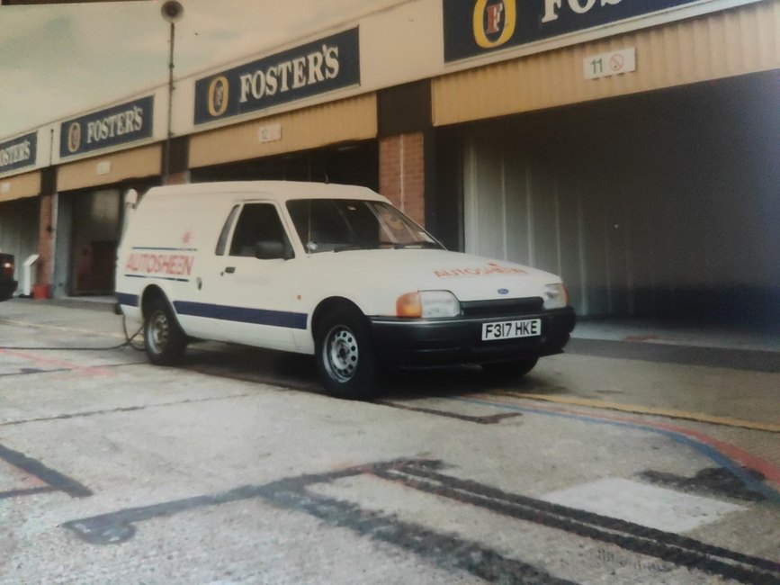 Ford Escort 1.3 petrol van at Silverstone